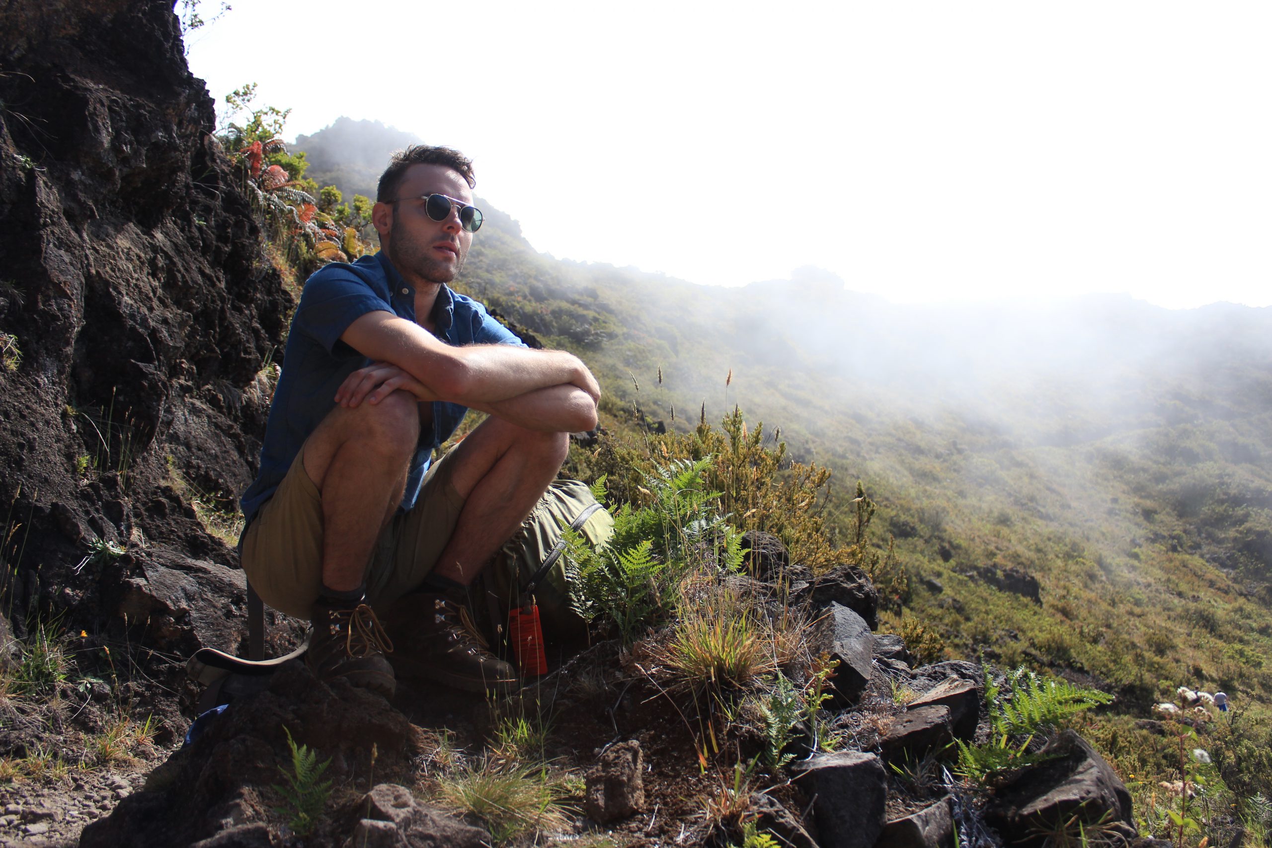 Ryan sitting Haleakala Maui