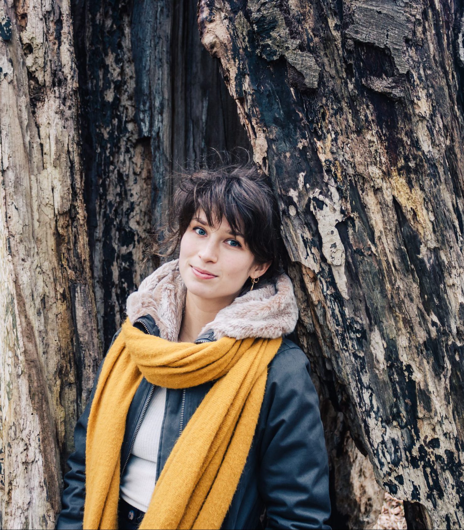 Michelle with Tree